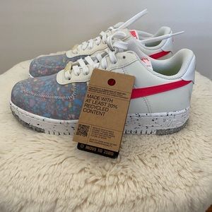 Nike Air Force 1 Crater Summit White Siren Red Women's Size 7-1/2